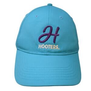 Hooters Port Richey Strapback Hat Blue One Size Adjustable Fahrenheit